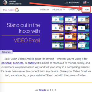 Talk Fusion video email